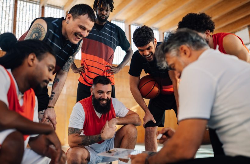 A social sports team at Just Play