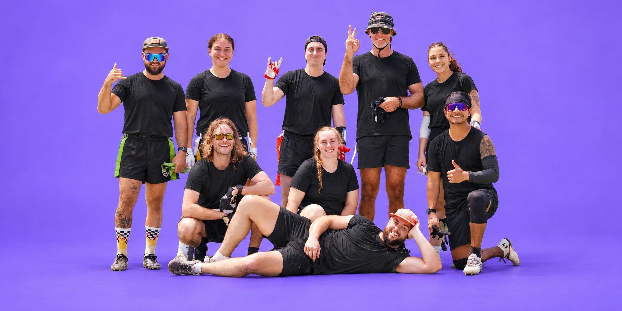 Mixed flag gridiron
