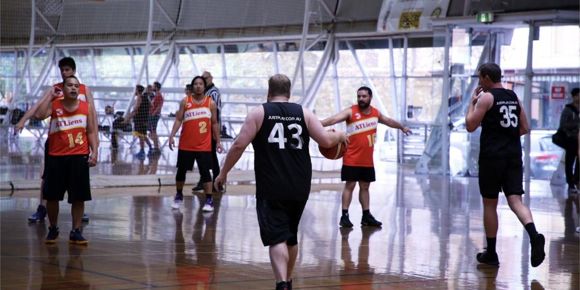 Basketball court at KGV Recreation Centre
