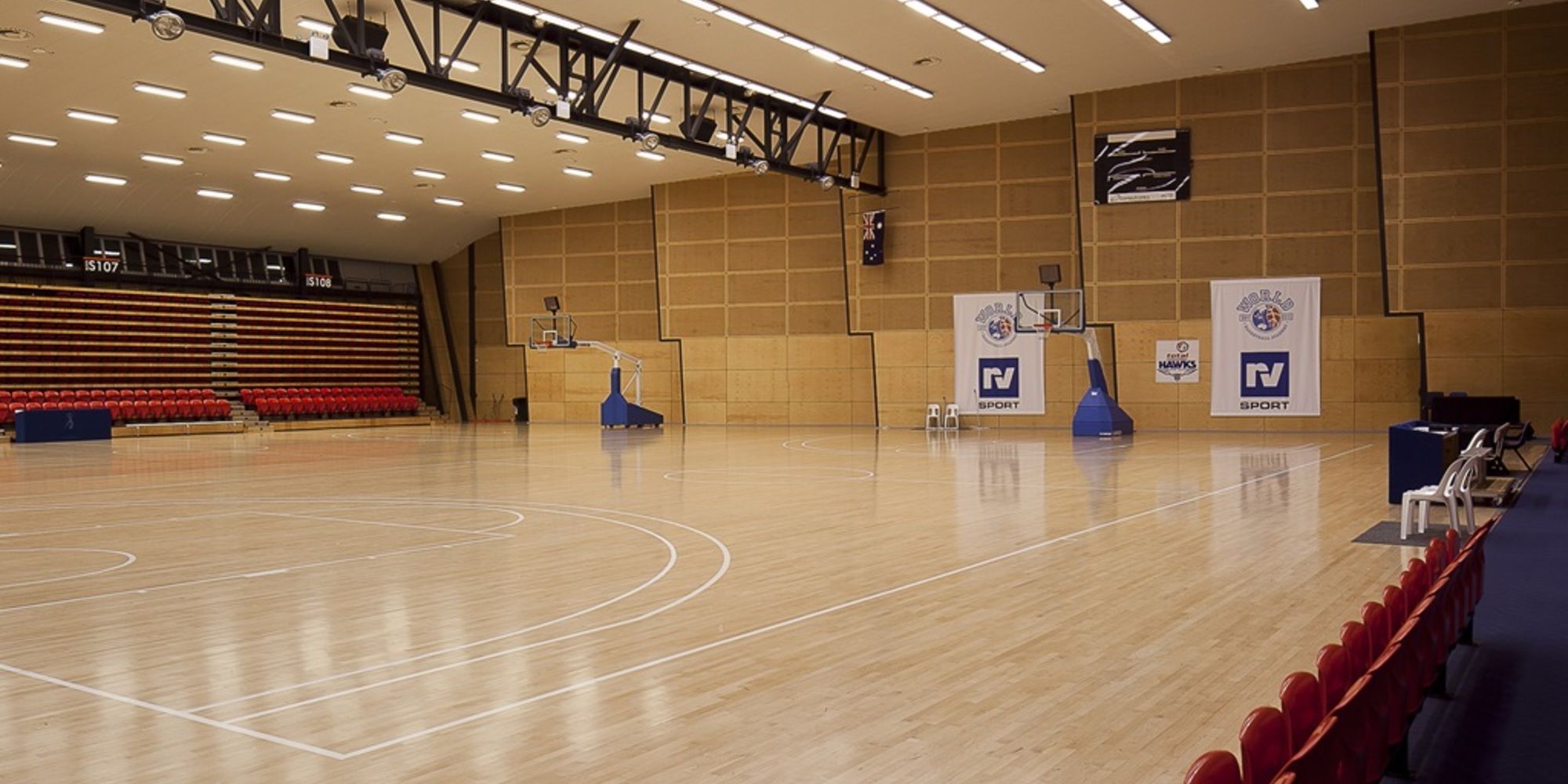 Basketball court at Perth Metro Basketball League