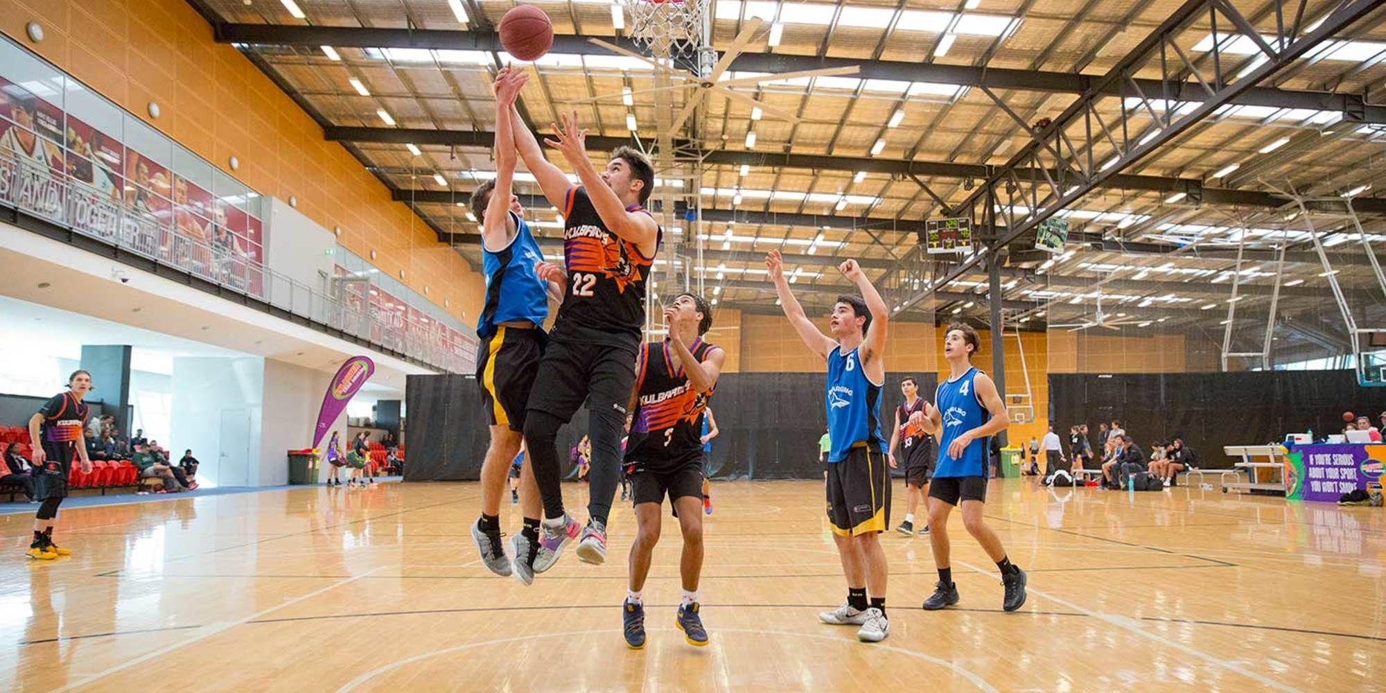 Basketball court at Perth Metro Basketball League