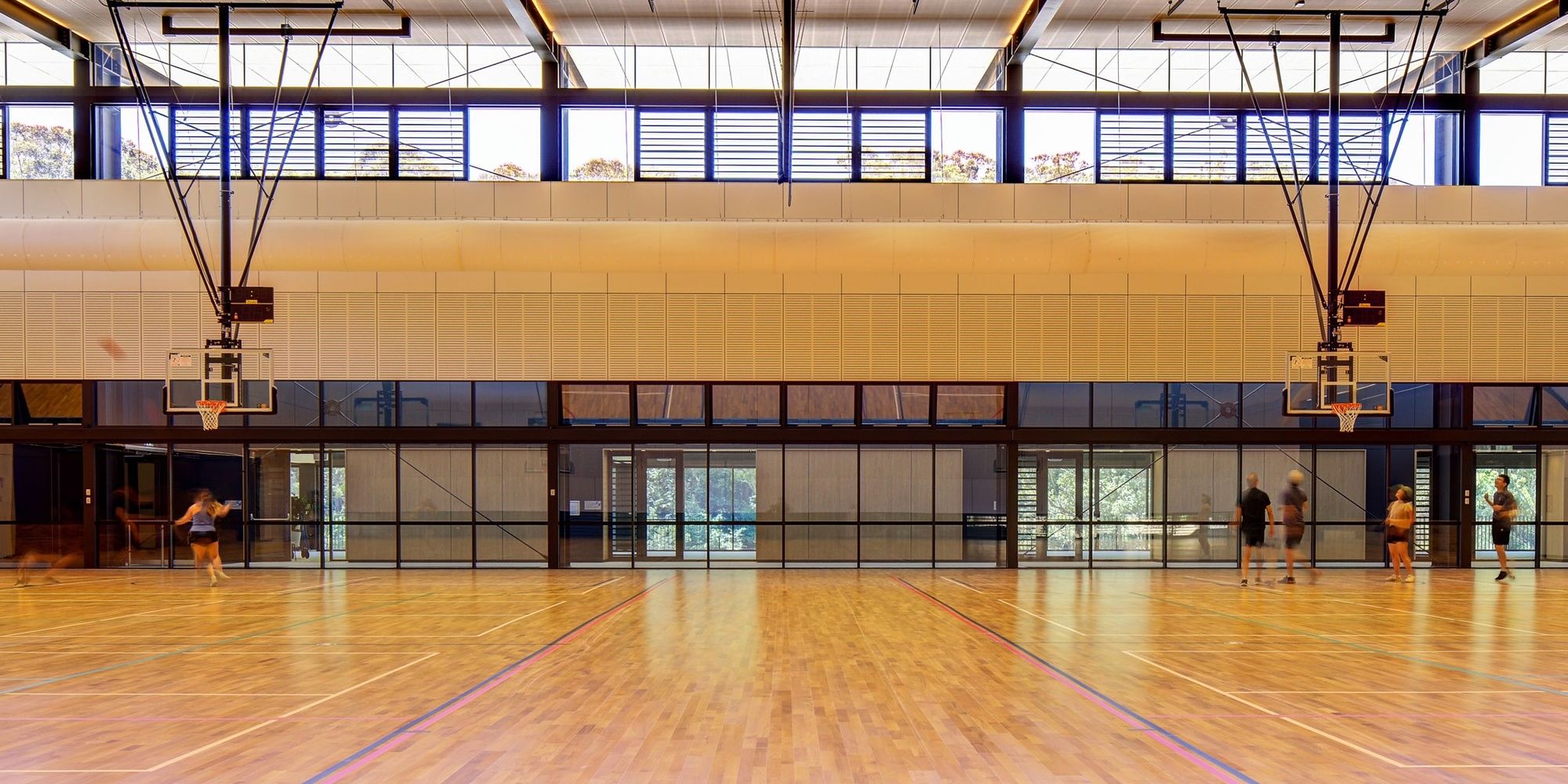 Basketball court at Galuwa Recreation Centre