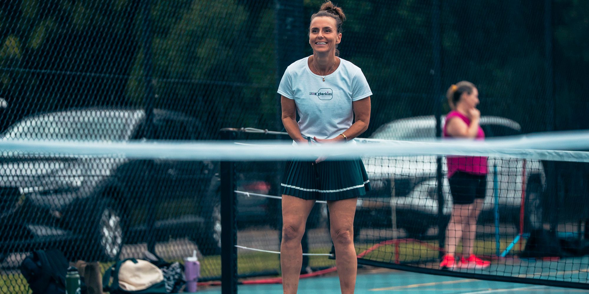 Pickleball court at Malpass Tennis Centre (Heath Park)